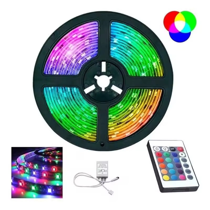 Cinta Led Rgb X 5m + Controlador